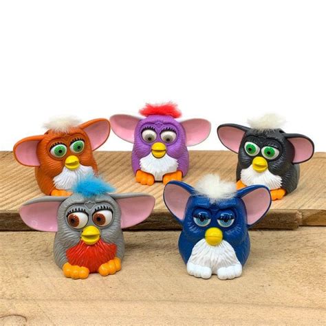 Furby Mcdonalds Happy Meal Kids Toys Lot Of 5 Vintage 2000 Etsy In