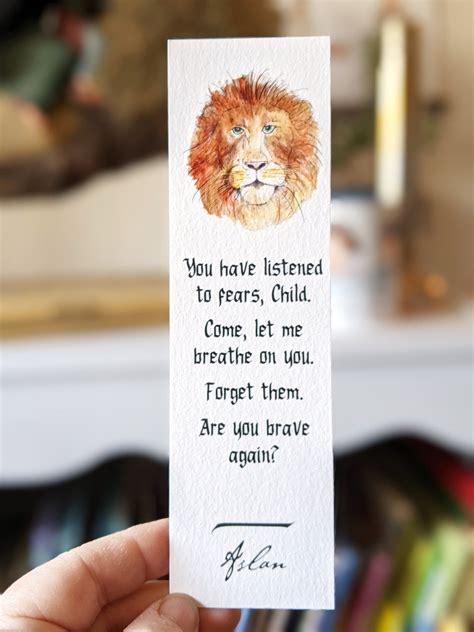 The Chronicles Of Narnia Bookmark Set Of 5 Paper Bookmark Etsy