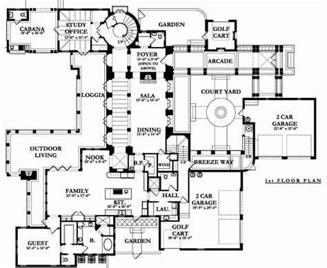 What is this magic i speak this idea of two master suites is appealing on several different levels for a variety of reasons. Two-Story 5-Bedroom Spanish Home (Floor Plan)