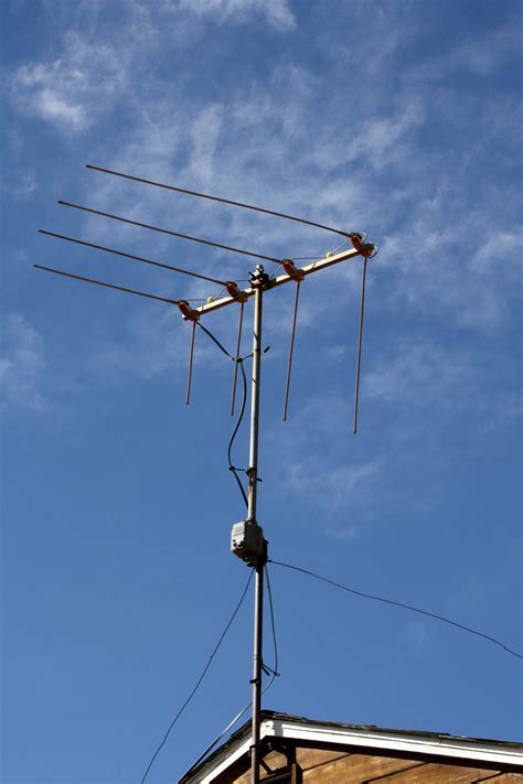 Rooftop Television Antenna Picture Free Photograph Photos Public Domain