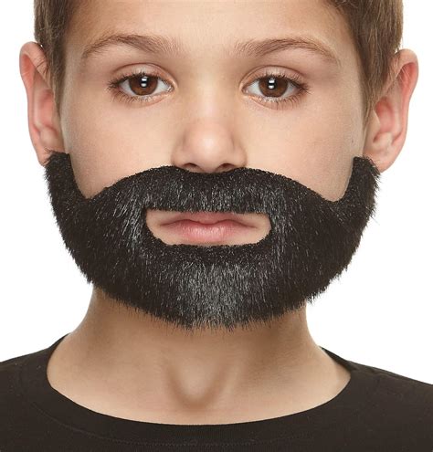 New Fancy Dress Fake Black Beard Halloween Cosplay Props Fake Mustache Party Dress Up Fake Beard