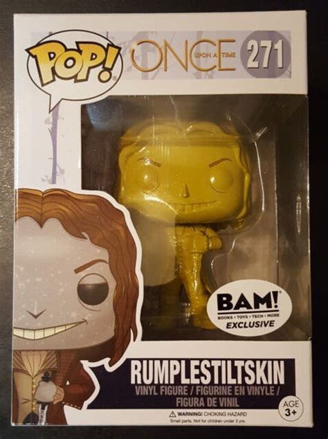 Funko Pop Once Upon A Time 271 Rumplestiltskin Gold Bam Exclusive