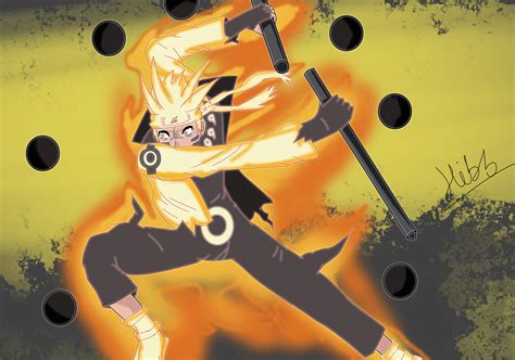 Naruto Uzumaki Sage Of The Six Paths Mode By Epicanubisxd On Deviantart