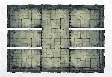 Dungeon Prison 2 Minute Tabletop Pathfinder Maps Fantasy Map
