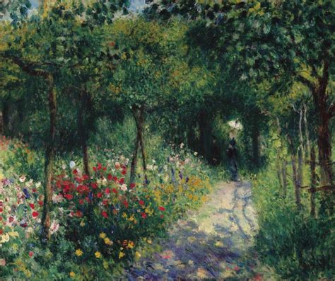 Women In The Garden 1873 Painting Pierre Auguste Renoir Oil Paintings