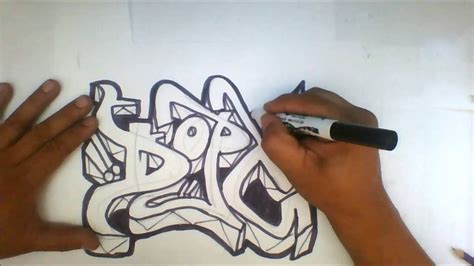 Requested How To Draw Graffiti Name Dope Youtube