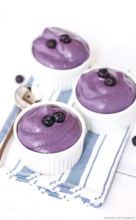 This is one of our favorite healthy desserts to recommend to our patients because it tastes fantastic and is. Healthy Blueberry "Whipped Cream"