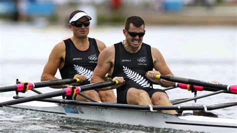 New Zealand Gold In Mens Double Sculls At Olympic Rowing Youtube