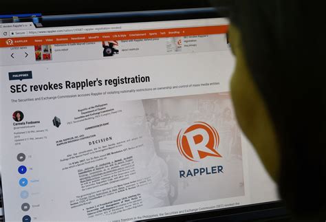 Rappler A New Media Organization Critical Of The Philippines Government Faces Closure