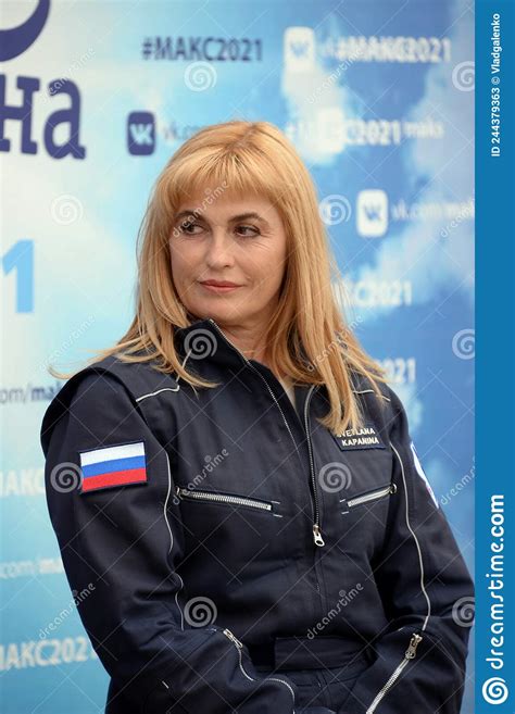 The Pilot Of The Aerobatic Group First Flight Svetlana Kapanina