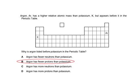 Periodic Table Trends Paper 2 Solved Mcqs Igcse Chemistry 0620 O Level