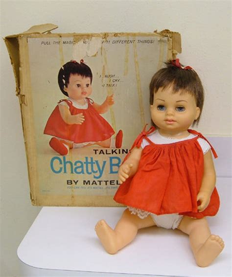 Vintage 60s Mattel Chatty Baby Doll Original Box Talking Doll Etsy