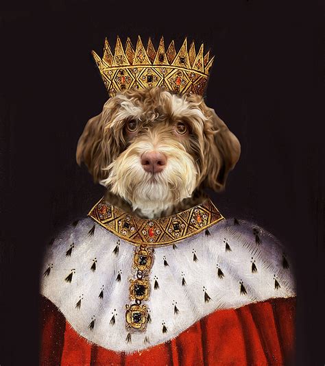 Custom Dog Portrait Pet Portrait Royal Renaissance Animal Etsy
