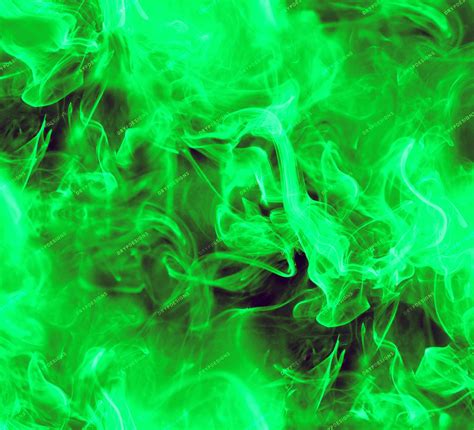 Neon Green Smokey Flames Png Background Seamless Texture Etsy