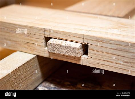 Mortise And Tenon Joint Traditional Joinery Using American White Oak