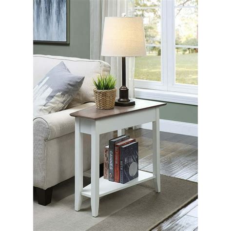 Convenience Concepts American Heritage Wedge End Table With Shelf