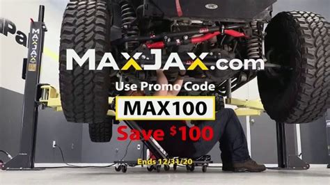 Maxjax Portable Car Lift Tv Spot Maximize Space Save 100 Ispottv