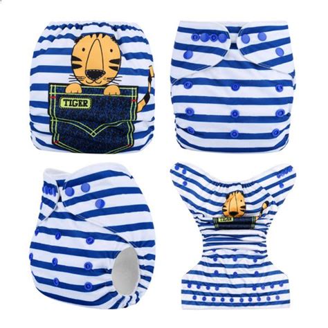 Pocket Tiger Stripes Mcn Cloth Diapers Baby Design Baby Cloth Diaper