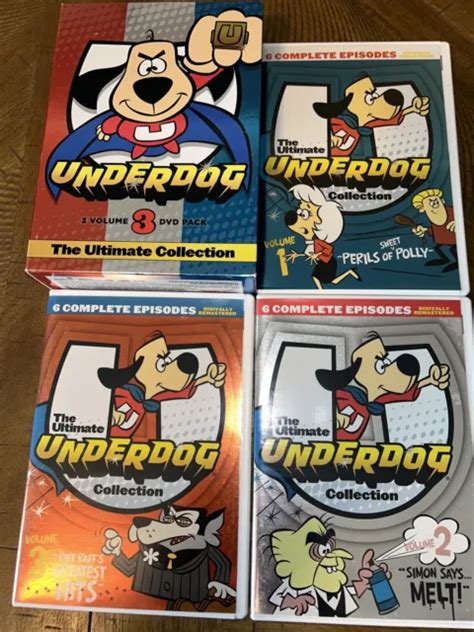 Underdog The Ultimate Collection Vol 1 3 Dvd Set W Slipcase Bonus