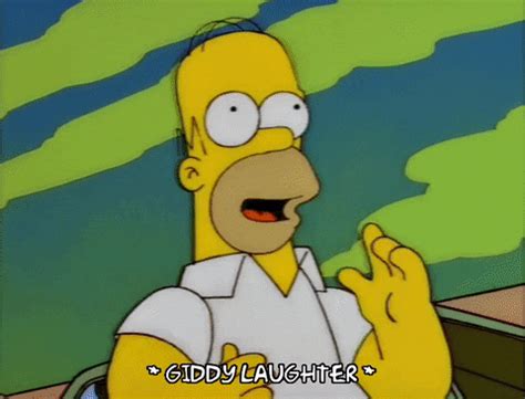 Homer Simpson Laughing Gif Find Share On Giphy