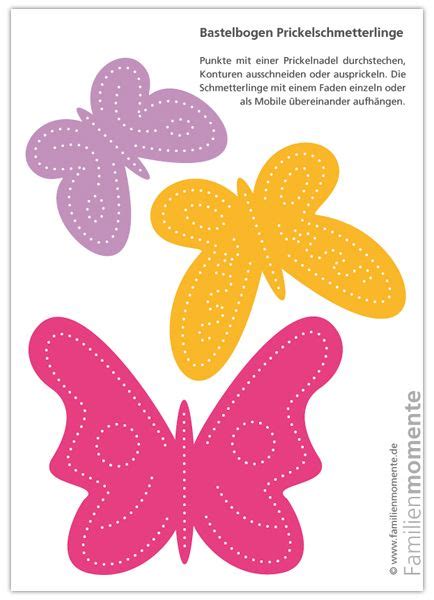 Stundenplan 1 stundenplan vorlage (bunt) mit 5 tagen (montag bis freitag). Schmetterlinge-Mobile Pink/Orange/Lila - Bastelbogen zum ...