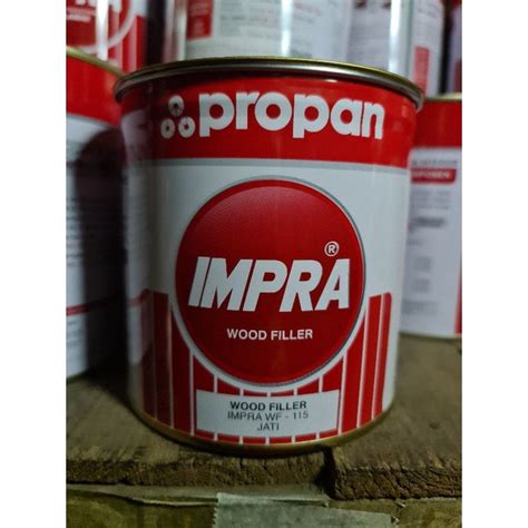 jual dempul kayu propan impra wood filler 115 jati 1kg shopee indonesia