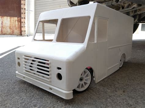 Rc Truck Body Delivery 1 10 Scale 3d Model 3d Printable Cgtrader