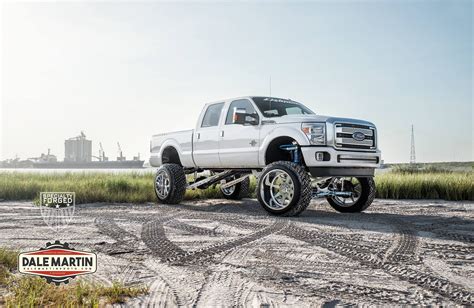 Lifted Beast F250 Super Duty On Chrome Specialty Forged Wheels