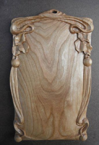 Art Nouveau Woodcarving Wood Carved Mantle Master Carver Michael