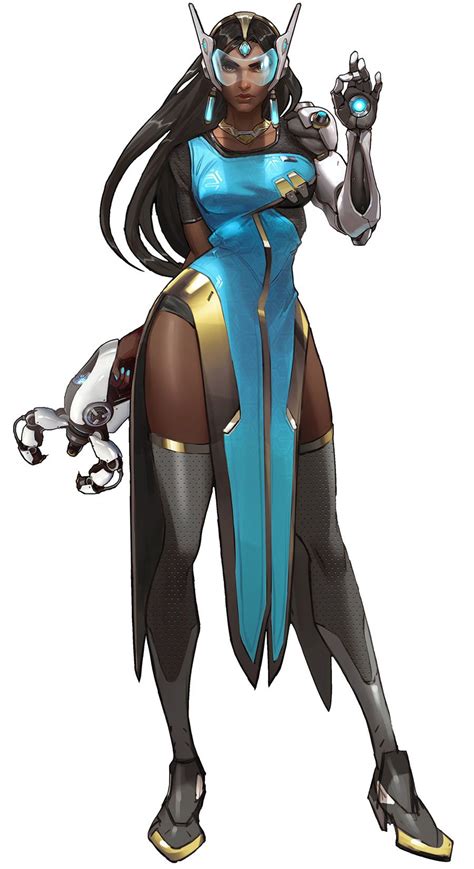 Symmetra Artwork Characters And Art Overwatch Character Art Game