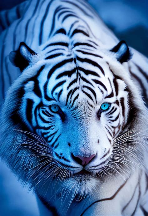 Majestic White Tiger Roaming Its Territory By Nightyrighty On Deviantart