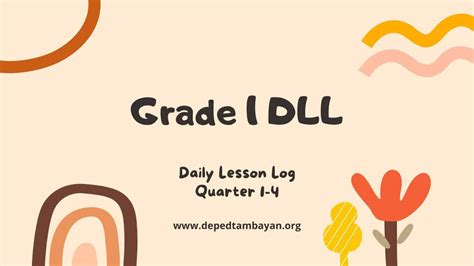 Grade Dll Daily Lesson Log Compilation Sy Images And