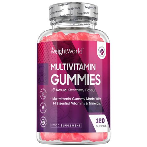 multivitamin gummies for adults 120 chewable vitamin gummies 14 multivitamins and minerals