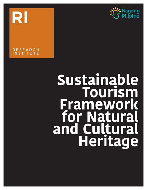 Npf Research Institute Sustainable Tourism Framework For Natural And