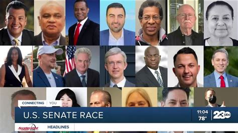 Meet The California Us Senate Race Candidates Youtube
