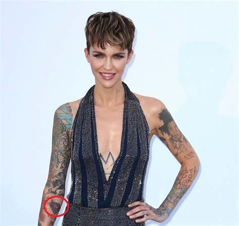 Ruby Roses 57 Tattoos And Their Meanings Body Art Guru Ruby Rose Ruby Rose Tattoo Tattoos