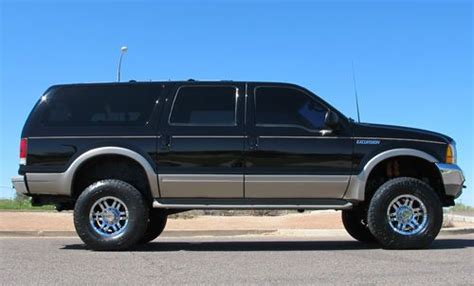 Buy Used 2001 Ford Excursion 73l Powerstroke Diesel Lifted 4x4 Leather