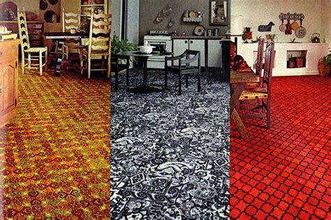 See Vintage Kitchen Carpet From When It Was Popular Home Decor In The