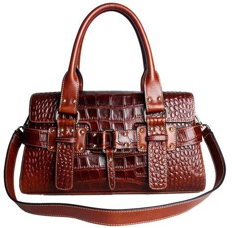 Womens Leather Satchel Bag