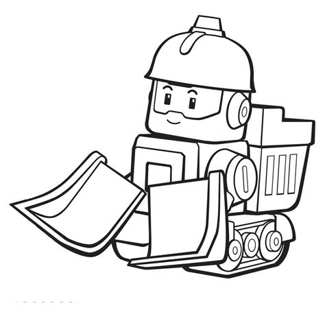 Coloriage Robocar Poli  Coloriages pour enfants à imprimer