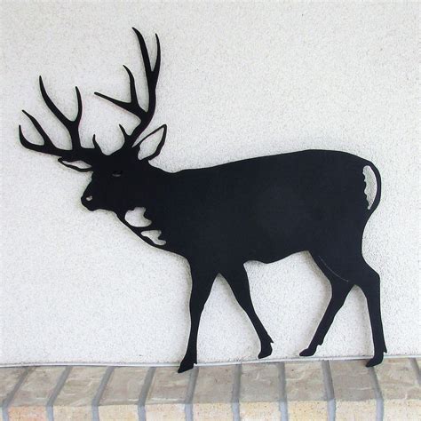 Mule Deer Metal Art Metal Wall Art Metal Wildlife Metal Etsy