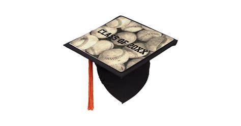 Vintage Baseball Graduation Cap Zazzle