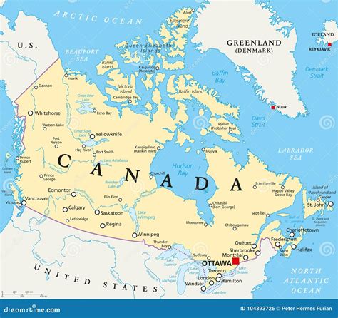 Map Of Canada Lakes Maps Of The World