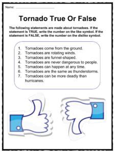 Worksheets are emergency preparedness tornado safety, fema tornadoes fact, , tornado watch be prepared service. Tornado Facts, Worksheets, Information & Key History For Kids