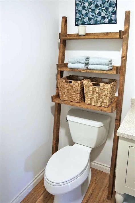 You can cover it up with some clean cloth. 17+ Best Small Bathroom Storage Ideas: Cheap Creative ...