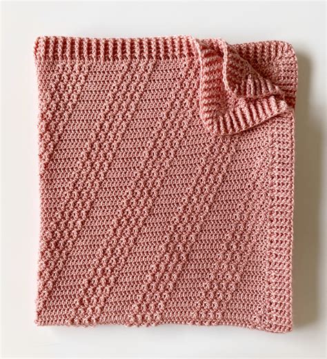 Crochet Diagonal Stripes Baby Blanket Daisy Farm Crafts