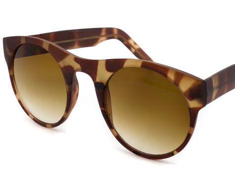 Round Tortoise Sunglasses For Men And Women Trendy Vintage Etsy
