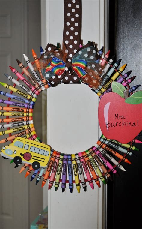 Olive Gypsy How To Make A Crayon Wreath