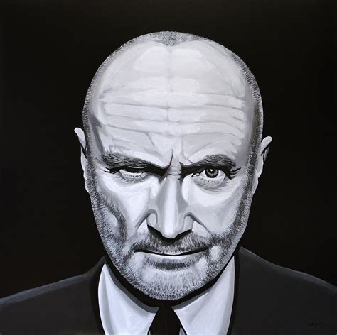 Phil collins — can't stop loving you 04:16. Phil Collins Painting by Paul Meijering