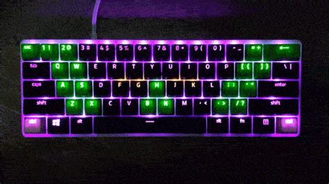 Also you can turn the brightness of the lights all the way down by holding the to change it add all of the layers you desire. Evangelion Themed Razer Huntsman Mini Keyboard